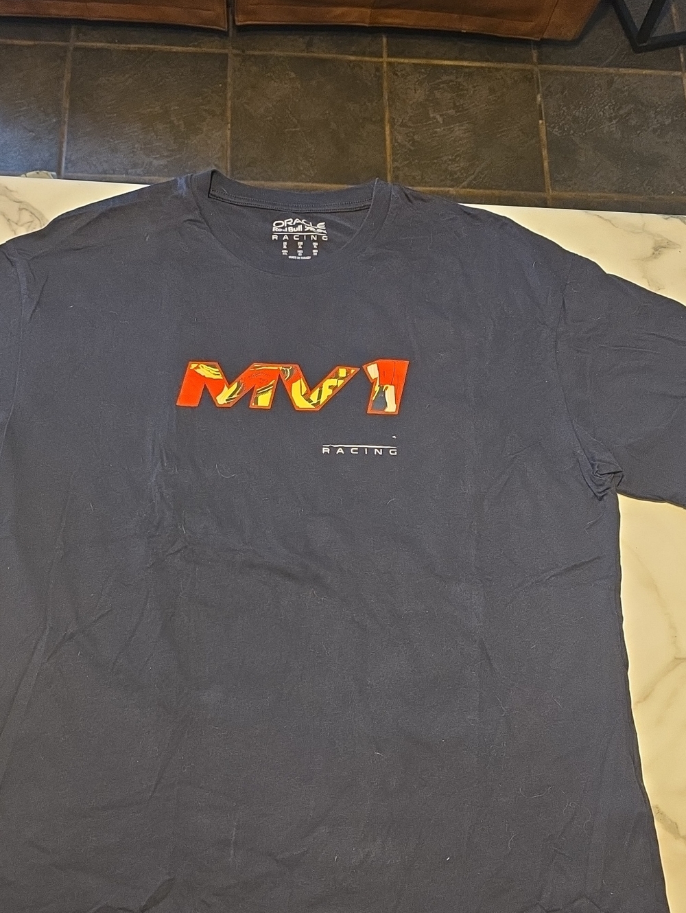Mav1 Racing Graphic Short-Sleeve Tee - Navy